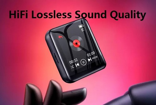 RUIZU MP3 player M4 με ηχείο, 1.8, 16GB, Bluetooth, ελληνικό μενού, μαύρο M4-16GB