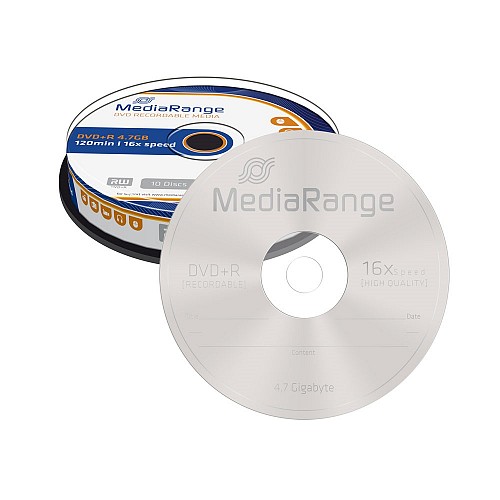 MediaRange DVD+R 120 4.7GB 16x Cake Box x 10 (MR453)