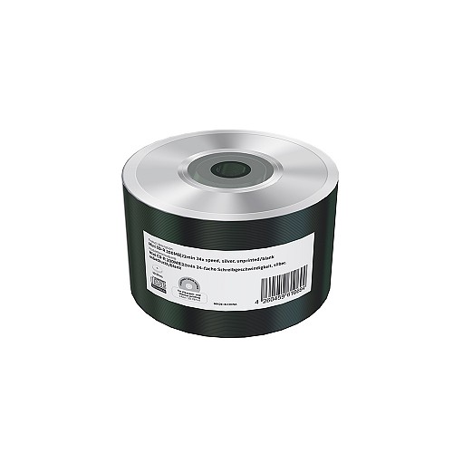MediaRange Mini CD-R 22 200MB 24x Silver Unprinted/Blank Shrink50 (MR258)