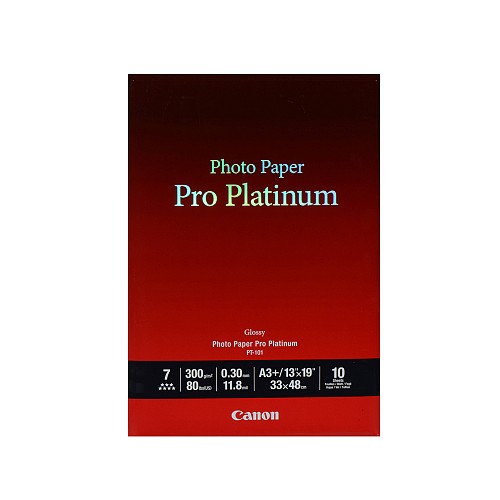 Canon   Pro Platinum A3+ 300g/m Glossy 10  (2768B018) (CAN-PT101A3)