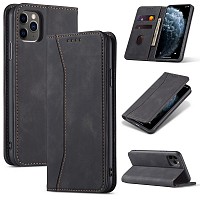 Bodycell Book Case Pu Leather Samsung S22 Ultra 5G Black