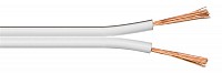 POWERTECH καλώδιο ήχου 2x 0.50mm² CAB-SP026, Copper, 10m, λευκό CAB-SP026