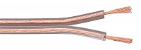 POWERTECH καλώδιο ήχου 2x 1.50mm² CAB-SP014, CCA, 10m, διάφανο CAB-SP014