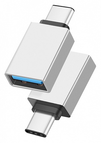 POWERTECH αντάπτορας USB-C σε USB 3.0 PTH-062, 5Gbps, ασημί PTH-062
