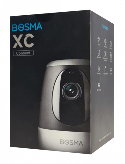 BOSMA ασύρματο σύστημα συναγερμού XC με κάμερα, Pan 360°, 1080p, WiFi BSM-XC