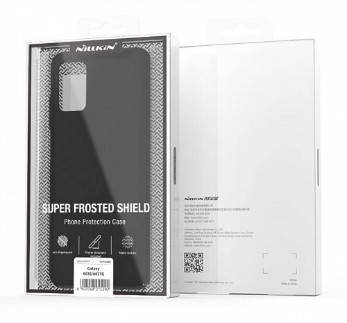 NILLKIN θήκη Super Frosted Shield για Samsung Galaxy A03S/A037G, μαύρη 6902048224117