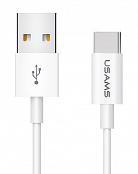 USAMS καλώδιο USB-C σε USB US-SJ285, 10W, 1m, λευκό SJ285USB01