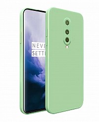 Bodycell Square Liquid Silicon Case Oneplus 8 Light Green