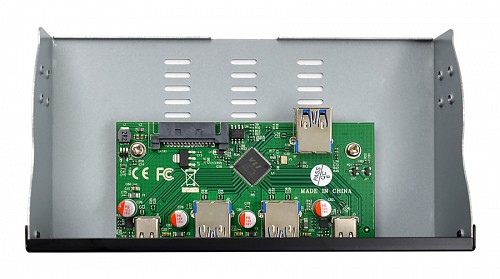 POWERTECH front panel 5.25 σε 2x USB 3.1 & 2x USB-C, VL820 ST663