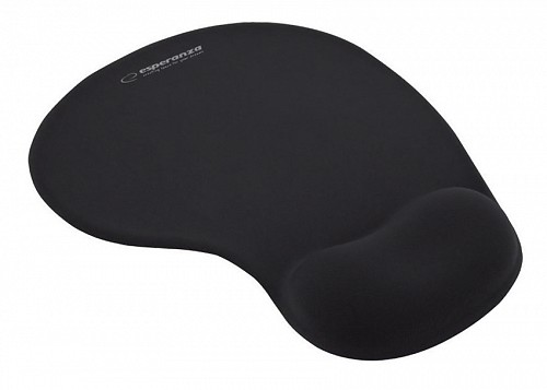 ESPERANZA gel mouse pad EA137K, 230x190x20mm, μαύρο EA137K