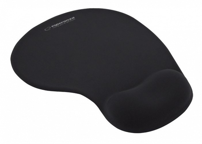 ESPERANZA gel mouse pad EA137K, 230x190x20mm, μαύρο EA137K