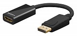 GOOBAY καλώδιο DisplayPort σε HDMI 67881, 4K/30Hz, 0.1m, μαύρο 67881