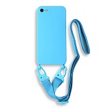 Bodycell Silicon Case με Λουρακι iPhone 7/8/SE  Blue