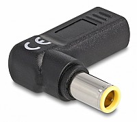 DELOCK αντάπτορας τροφοδοσίας 60012, USB-C σε IBM 7.9x5.5mm, 90°, μαύρος 60012