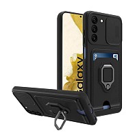 Bodycell Multifunction Case Με Κορδονι Samsung S22 Plus 5G Black