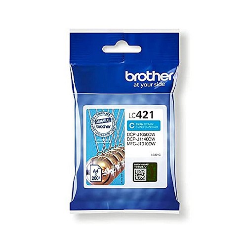Brother Μελάνι Inkjet LC-421 Cyan (LC-421C) (BRO-LC-421C)
