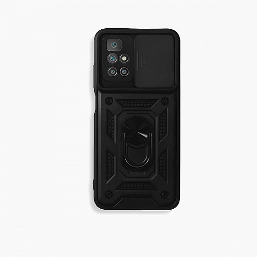 Bodycell Armor Slide Cover Case Xiaomi Redmi 10/Note 11 4G Black
