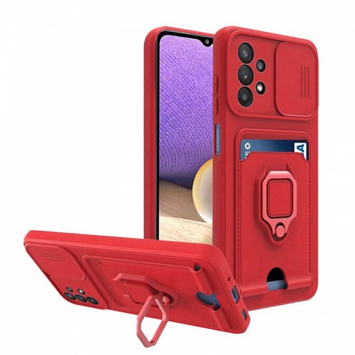 Bodycell Multifunction Case Με Κορδονι Samsung A53 5G Red