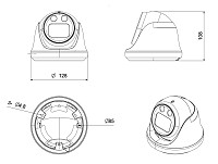LONGSE IP κάμερα CMLBGC200WH, 2.8mm, 2MP, αδιάβροχη IP67, PoE CMLBGC200WH