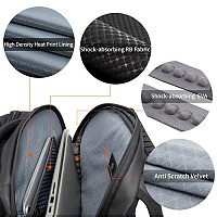ARCTIC HUNTER τσάντα πλάτης B00388 με θήκη laptop 15.6, USB, 27L, μπλε B00388-BL