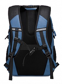 ARCTIC HUNTER τσάντα πλάτης B00388 με θήκη laptop 15.6, USB, 27L, μπλε B00388-BL