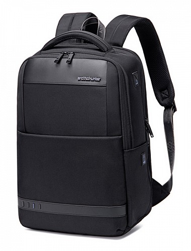ARCTIC HUNTER τσάντα πλάτης B00498 με θήκη laptop 15.6, 22L, μαύρη B00498-BK