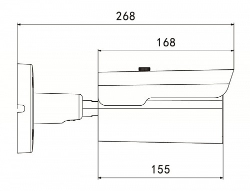 LONGSE IP κάμερα BMMBFG400WH, 2.8mm, 4MP, αδιάβροχη IP67, PoE BMMBFG400WH