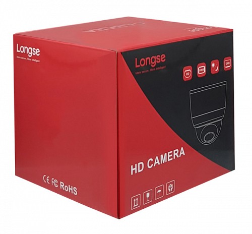 LONGSE IP κάμερα CMSBGC200, 2.8mm, 2MP, αδιάβροχη IP67, PoE CMSBGC200