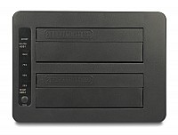 DELOCK docking station για 2.5 ή 3.5 SATA HDD/SSD 64183, 2 θέσεων, με card reader, 5Gbps, clone function, μαύρο 64183
