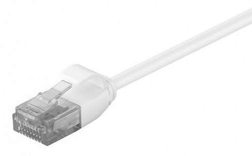 POWERTECH καλώδιο δικτύου CAB-N314, Cat 6 U/UTP, slim, copper, 2m, λευκό CAB-N314