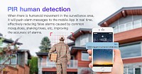 VSTARCAM smart ηλιακή κάμερα CB69, 10000mAh, IP66, 3MP, WiFi, PTZ CB69-TZ
