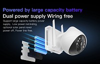 VSTARCAM smart ηλιακή κάμερα CB69, 10000mAh, IP66, 3MP, WiFi, PTZ CB69-TZ