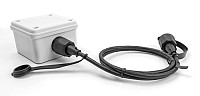 DELOCK καλώδιο δικτύου 80166, CAT 6 STP, με καπάκι, IP68, 1m, μαύρο 80166