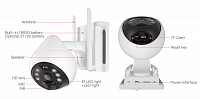 VSTARCAM smart ηλιακή κάμερα CB69, 10000mAh, IP66, 3MP, WiFi, PTZ CB69-TZ