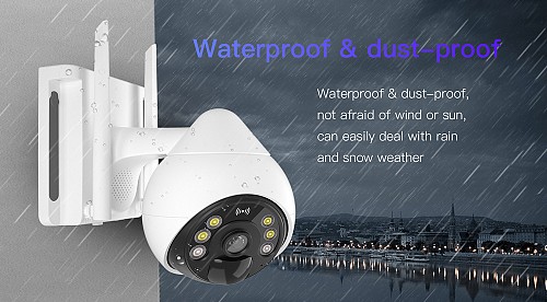 VSTARCAM smart ηλιακή κάμερα CB69, 10000mAh, IP66, 3MP, WiFi, PTZ CB69-TZ