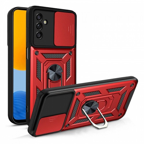 Bodycell Armor Slide Cover Case Samsung A13 5G Red