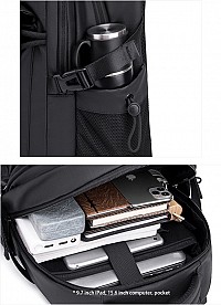ARCTIC HUNTER τσάντα πλάτης B00531 με θήκη laptop 15.6, 25L, γκρι B00531-GY