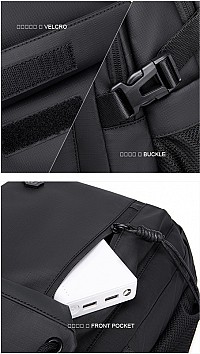 ARCTIC HUNTER τσάντα πλάτης B00531 με θήκη laptop 15.6, 25L, γκρι B00531-GY