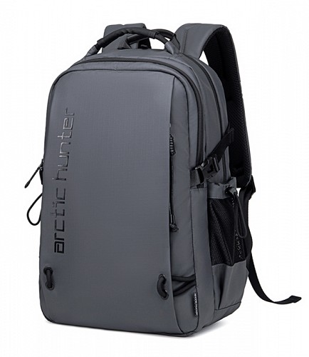 ARCTIC HUNTER τσάντα πλάτης B00530 με θήκη laptop 15.6, 24L, γκρι B00530-GY