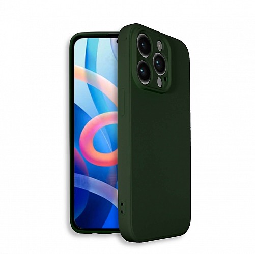 Bodycell Square Liquid Silicon Case iPhone 14 Pro Max Green