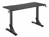 BRATECK gaming γραφείο GMD11-3, ρυθμιζόμενο ύψος, 136x60cm, RGB, μαύρο GMD11-3