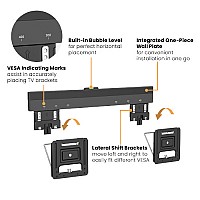 BRATECK επιτοίχια βάση τηλεόρασης LED-1944, 32-65, έως 75kg, ultra slim, fixed LED-1944