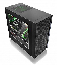 THERMALTAKE PC case micro tower Versa H18, 398x205x439mm, 1x fan,  CA-1J4-00S1WN-00