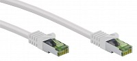 GOOBAY καλώδιο δικτύου 61103, CAT 8.1 S/FTP, copper, GHMT, 0.50m, λευκό 61103