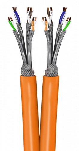 GOOBAY καλώδιο δικτύου 91892, CAT 7A S/FTP PIMF, copper, 500m, πορτοκαλί 91892