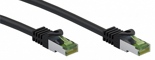 GOOBAY καλώδιο δικτύου 61094, CAT 8.1 S/FTP, copper, GHMT, 2m, μαύρο 61094