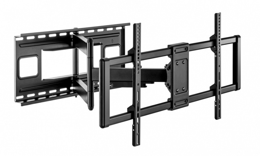 BRATECK επιτοίχια βάση LPA77-483 για τηλεόραση 43-90, full motion, 80kg LPA77-483