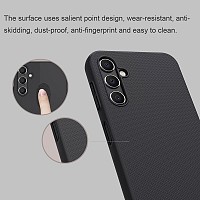 NILLKIN θήκη Super Frosted Shield για Samsung Galaxy A14 5G, μαύρη 6902048261716