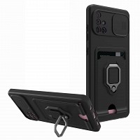 Bodycell Multifunction Case Με Κορδονι Samsung A71 4G Black