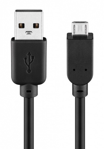 GOOBAY καλώδιο USB 2.0 σε Micro USB 93181, 1.8m, μαύρο 93181